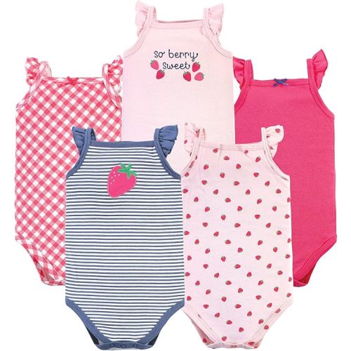 Hudson Baby Unisex Baby Cotton Sleeveless Bodysuits