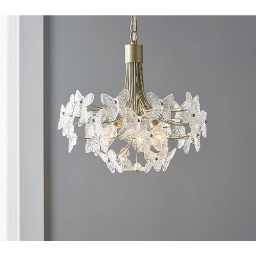 Monique Lhuillier Crystal Butterfly Chandelier (15")