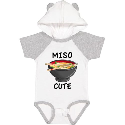 inktastic Miso Cute with Miso Soup Baby Bodysuit