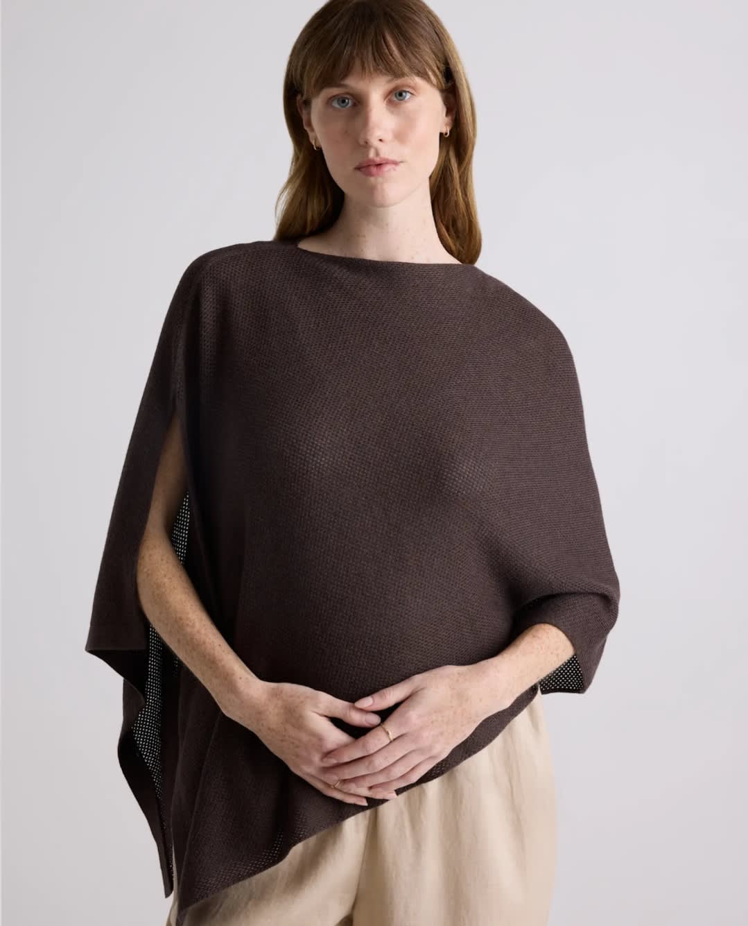Lightweight Cotton Cashmere Nursing Shawl