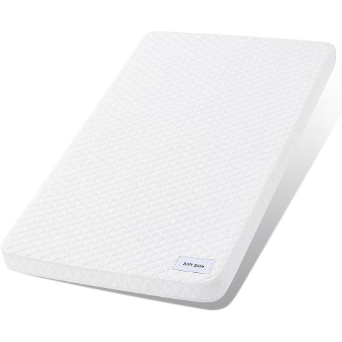 Pro Goleem Baby Bassinet Mattress Pad 35"x20" Rectangle, Waterproof Soft Cover Gel Memory Foam, Dual Side Cradle Mattress fit Dream On Me Skylar/AirClub/ANGELBLISS/AMKE Bassinet