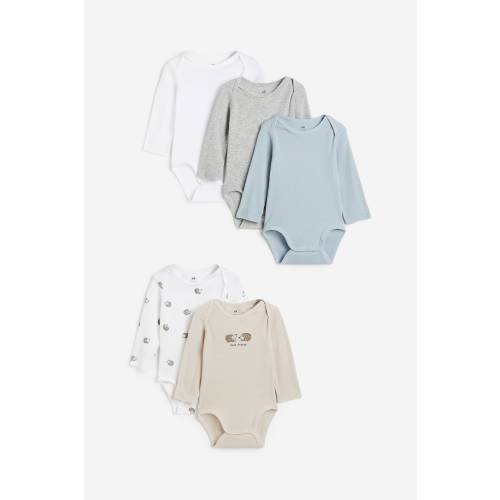 5-PACK LONG-SLEEVED BODYSUITS