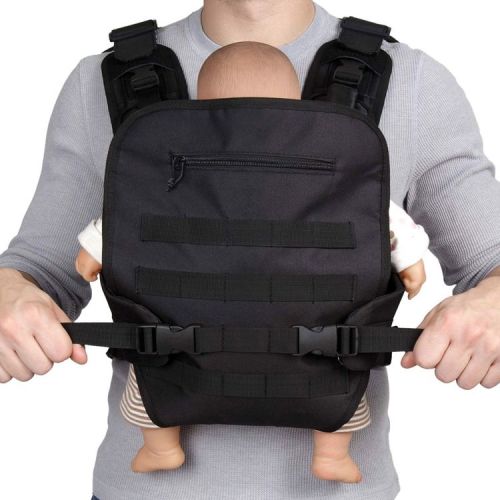 Baby Carrier for Men – Military-Inspired Baby Vest for Dads - Adjustable Fit, MOLLE Compatible