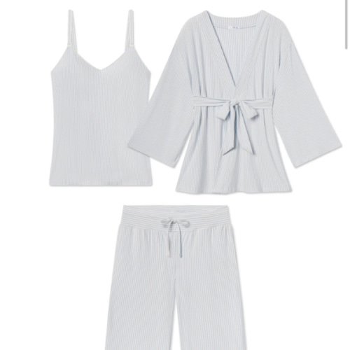 LAKE | Women | DreamModal Pajamas | Fog Maternity Kimono Bundle