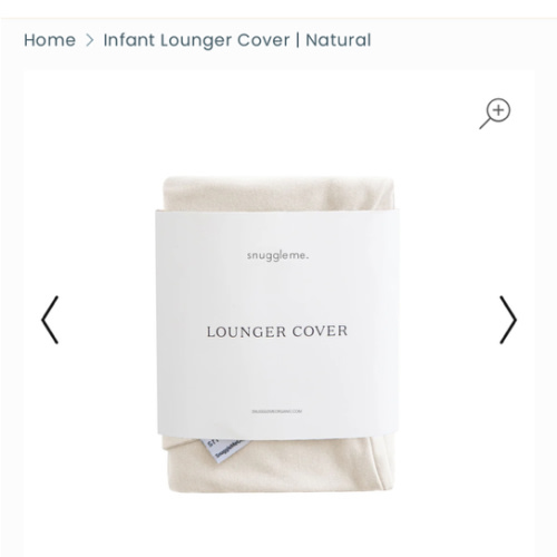 Infant Lounger Cover | Natural