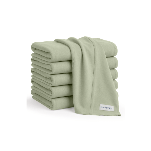 Cotton Burp Cloths - Pack of 6