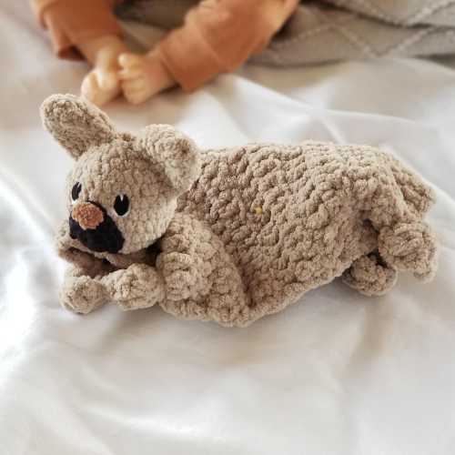 Baby French Bulldog Lovey | Bulldog Stuffie Lovey | Dog Lovey