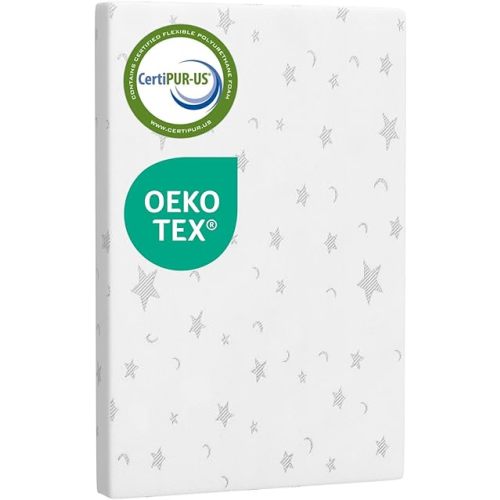 Pack and Play Mattress Pad 38"x26"x1.5" for playpen and playard, Soft Breathable Waterproof Cover, Baby Pack N Play Mattresses Topper