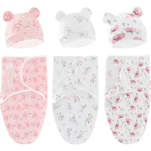 3-Pack Organic Baby Swaddle Sleep Sacks for Newborn - Baby Swaddles 0-3 Months, Baby Swaddle Sack, Baby Swaddle Blanket Wrap
