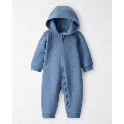 Baby Quilted Double Knit Jumpsuit Made with Organic Cotton - Little Planet | Carter's