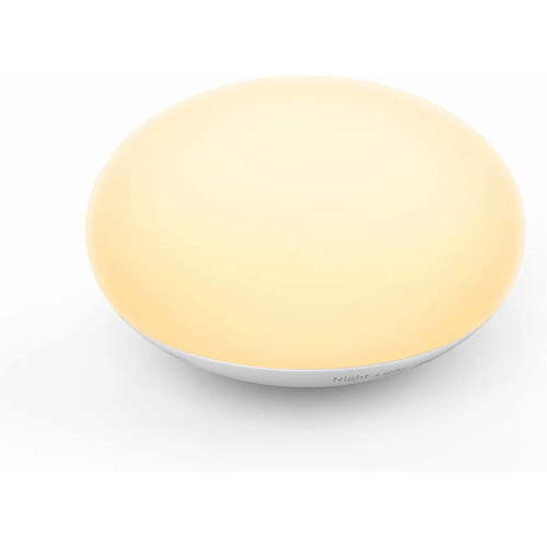 Baby Night Light, Nursery Night Lamp for Breastfeeding, Soft BPA Free Silicone Touch Night Lamp, Eye Caring, Easy Flip Design, Stepless Dimming, 1-Pack