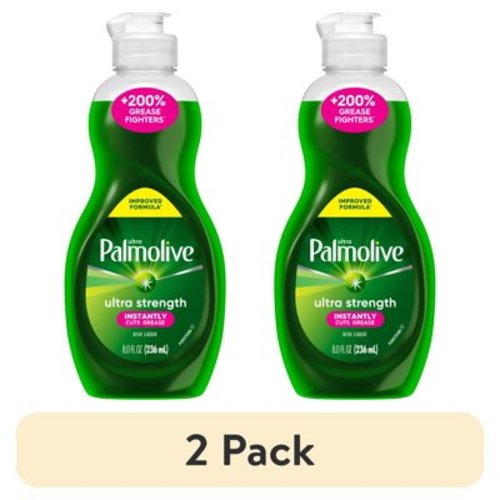 (2 pack) Palmolive Ultra Strength Liquid Dish Soap, 8.0 fl oz Bottle