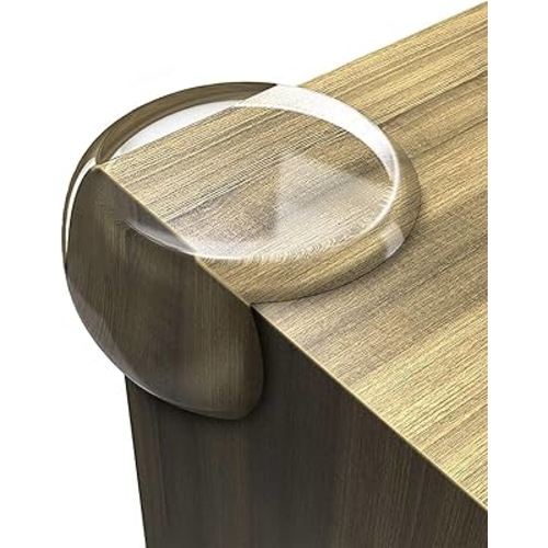 Corner Protectors Guards - Furniture Corner Guard & Edge Safety Bumpers - Baby Proof Bumper & Cushion to Cover Sharp Furniture & Table Edges - Clear and Transparent - (12 Pack)