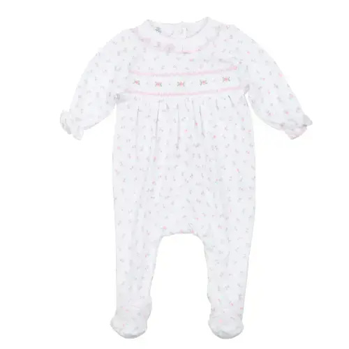 Juliette's Classics Smocked Footie – Magnolia Baby
