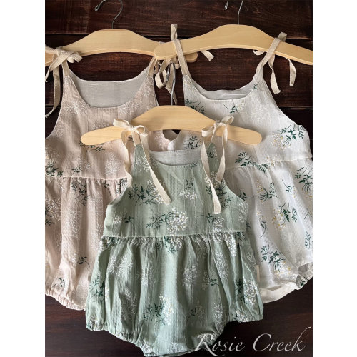 Floral embroidered Cotton Romper | Cotton Romper | Toddler playsuit | Baby romper | summer outfit | photo outfit | Girl Boy birthday |