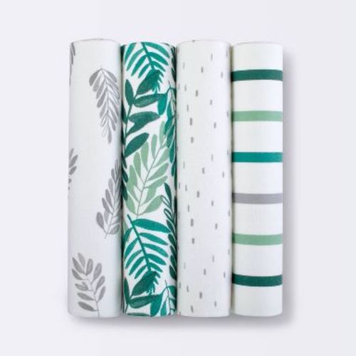 Flannel Baby Blanket - Cloud Island™ Green 4pk