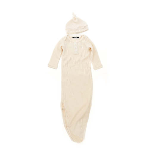 Psalm 127:3 Knotted Baby Sleeper & Matching Beanie – OUR HOUSE ABOVE