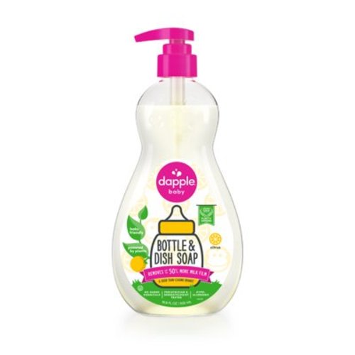 Dapple Baby Bottle and Dish Liquid Soap, Citrus, 16.9 fl oz