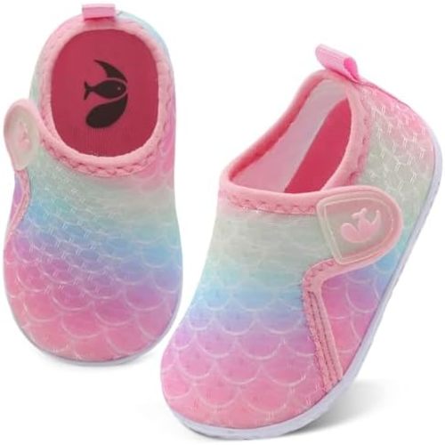 FEETCITY Baby Boys Girls Water Sport Shoes Barefoot Kids Aqua Socks Quick-Dry Beach Swim Pool Shoes