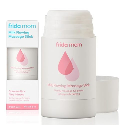Frida Mom Milk Flowing Massage Stick for Breastfeeding Moms, Aloe-Infused