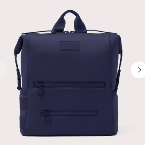 Indi Diaper Backpack in Onyx, Large, Navy
