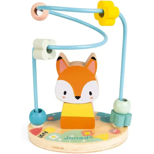 Janod Pure Fox Bead Maze - 12+ Months - J05151 : Toys & Games
