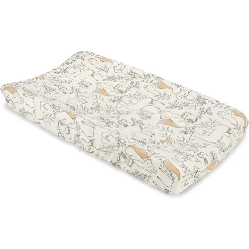 Ezra Woodland Change Pad Cover (Fox Print)