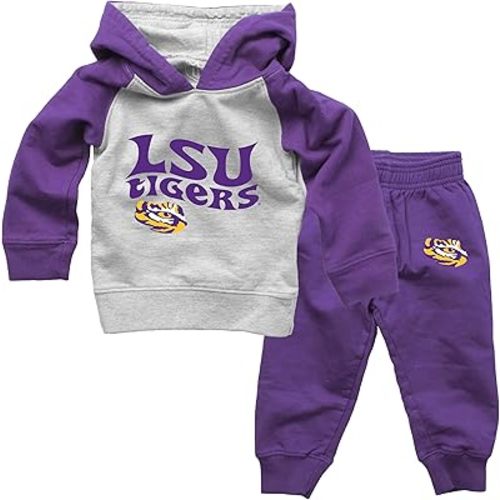 Wes and Willy Infant and Toddler College Pant and Hoodie Set