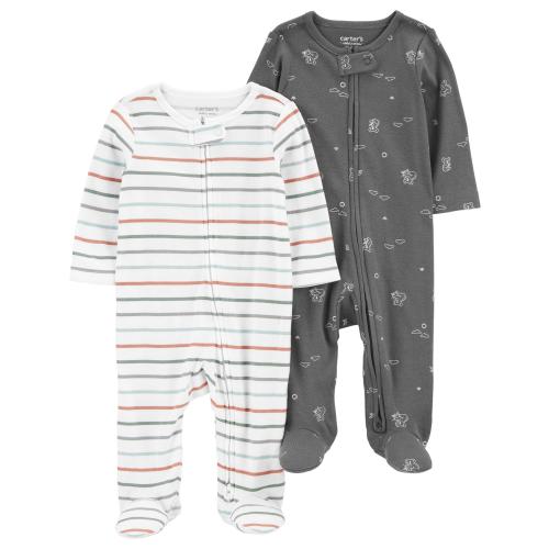 Carter's Child of Mine Baby Boy Sleep 'n Play, 2-Pack, Sizes Preemie-6/9 Months