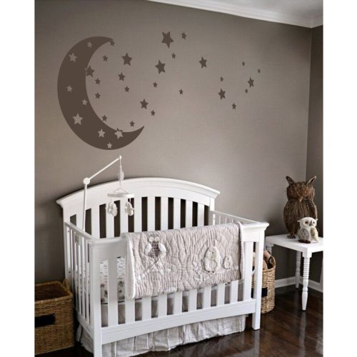 Harriet Bee Moon and Stars Wall Decal & Reviews | Wayfair