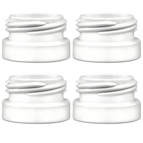 Maymom Bottle Thread Changer Compatible with Spectra 9 Plus S1 S2 Flange, Maymom Widemouth/Avent Flange, Compatible with Lansinoh Mam Pigeon Bottle; 4pc/pk