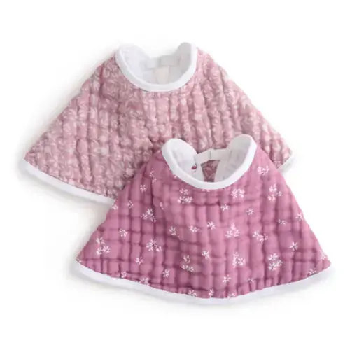 aden + anais Organic Cotton Muslin Oversized Burpy Bib in Heritage Floral