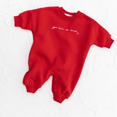 You Are So Loved Lounge Suit - Wine