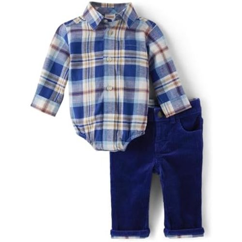 Gymboree baby-boys And Newborn 2 Piece Special Occasion Outfit, Top and Pant Set