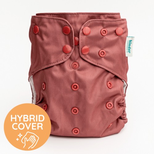 Solid Color: NEW Essentials Hybrid Wipeable Diaper Cover