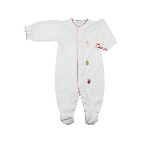 Christmas Sugar Plum Footie