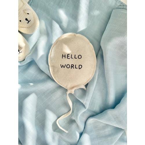 Baby Announcement Balloon Personalized Felt Baby Name Sign Nursery Wall Decor Hospital Birth Announcement Baby Gift White Photo Prop Balloon