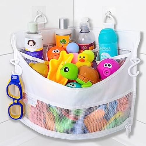 KidCo S372 Bath Storage Basket - Baby Bathtub Organizer (White)