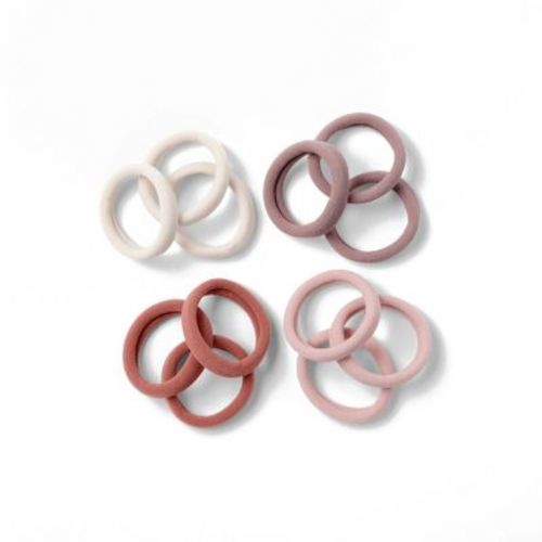 The Hair Edit Ballerina Fabric Hair Ties – Multicolor – 12pk