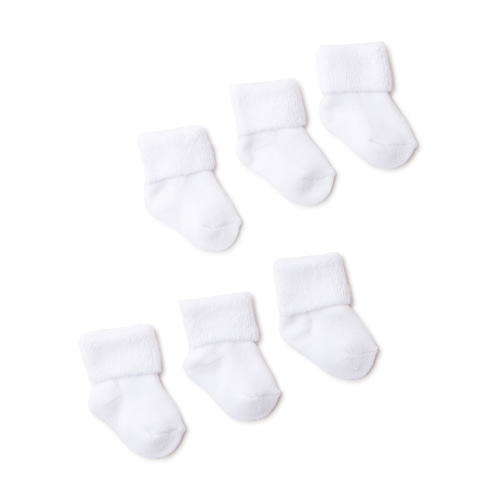 Carter's Child of Mine Baby Folded Cuff Terry Socks, Sizes Newborn-6 Months