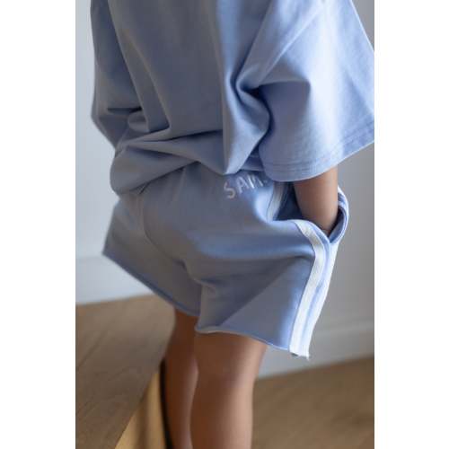 Relaxed Racer Shorts - Blue