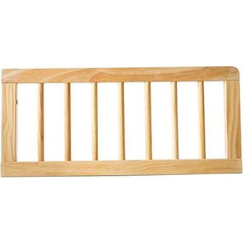 Toddler Safety Guard Rail for Astin 3-in-1 Convertible Baby Crib, Solid Wood Safety Rail for Toddler Bed Conversion, (Model A10201) (Natural)
