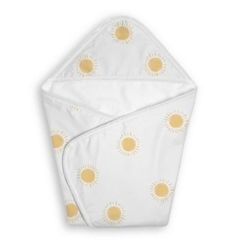 Sweet Jojo Designs Boy, Girl, Unisex/Gender Neutral Hooded Baby Towels Boho Sun Yellow and White