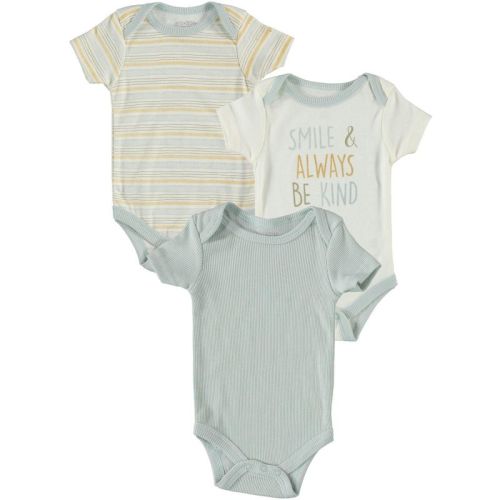 Chick Pea Gender Neutral Baby Bodysuit Short Sleeve Bodysuit Gift For Newborn 3-6 Months Seafoam Green