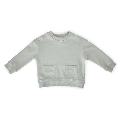 French Terry Shoulder Snap Sweatshirt