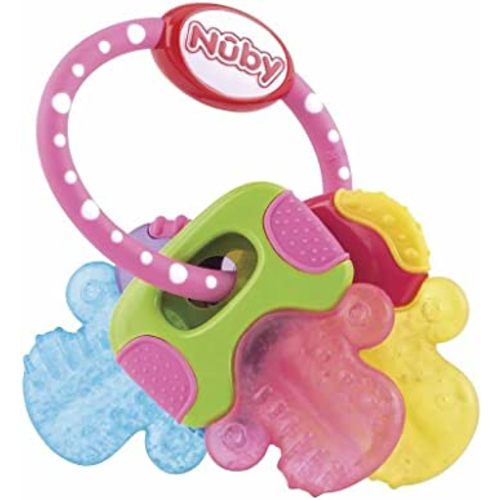 Nuby Ice Gel Teether Keys, 1 Count (Pack of 1)