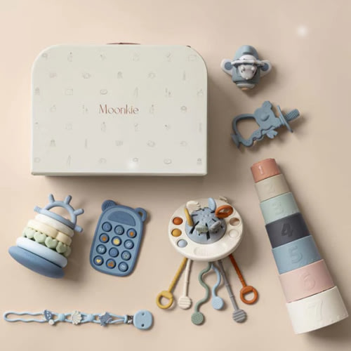 Montessori Baby Sensory Toys | Baby Gift Set | Moonkie