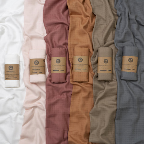 Organic Cotton Swaddle Blankets - 100% Organic Cotton, Soft and Breathable Muslin Swaddle for Newborn - Unisex & Breathable - 47&quot;x47&quot;