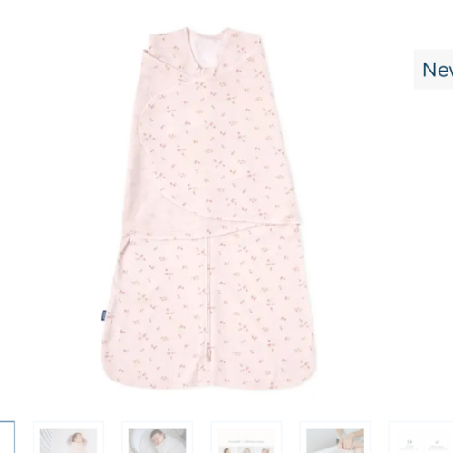 Pink Floral Cotton Swaddle | HALO