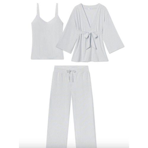 LAKE | Women | DreamModal Pajamas | Fog Maternity Kimono Bundle